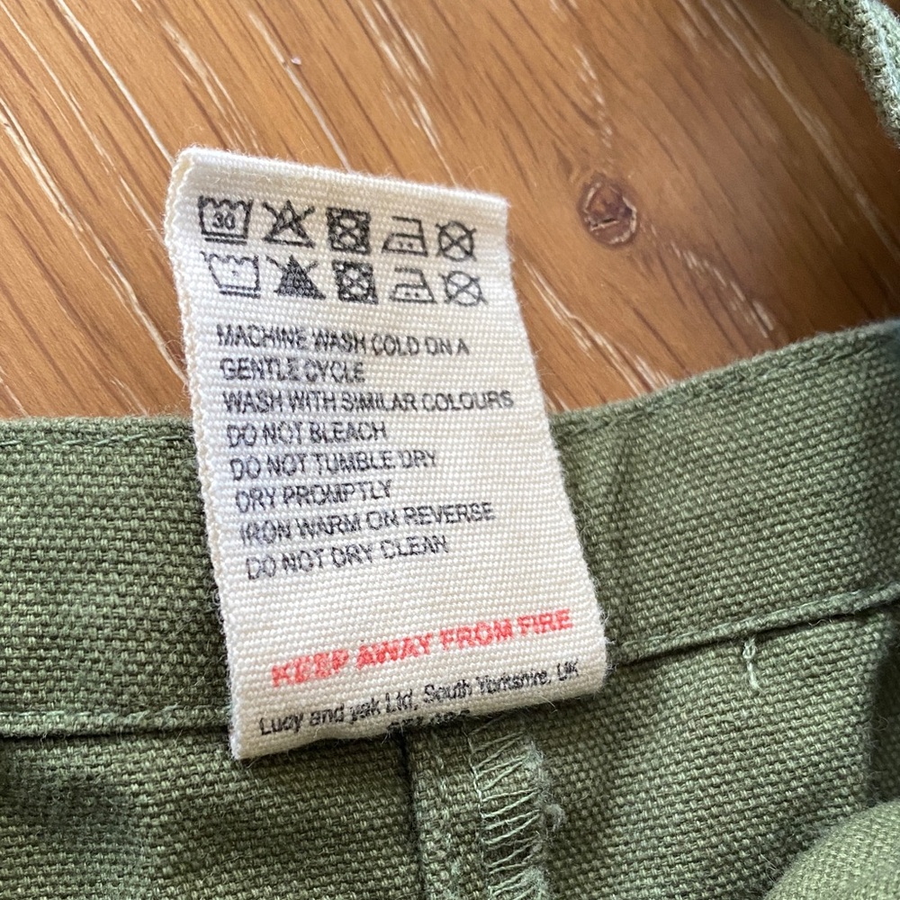 Lucy and Yak Women's Olive Green Overalls - Picture 4 of 6